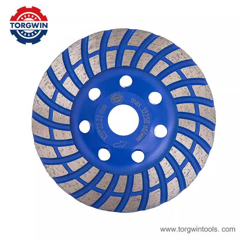 High Frequency Welding Grinding Wheel With Double Row Turbo Teeth 125mm